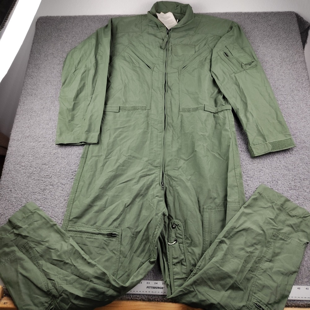 VTG Propper Coverall Flyers Mens L 48L CWU-27/P Military Flight Suit Aramid NWT